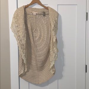 Crochet and Lace Vest